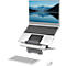 Fellowes Breyta™ laptopstandaard, voor 1 laptop tot 15' &amp; tot 5 kg, in hoogte verstelbaar, opvouwbaar, B 235 x D 268 x H 14 mm, 100% gerecycled kunststof, wit
