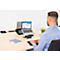 Fellowes Breyta™ laptopstandaard, voor 1 laptop tot 15" &amp; tot 5 kg, in hoogte verstelbaar, opvouwbaar, B 235 x D 268 x H 14 mm, 100% gerecycled kunststof, zwart