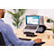 Fellowes Breyta™ laptopstandaard, voor 1 laptop tot 15" &amp; tot 5 kg, in hoogte verstelbaar, opvouwbaar, B 235 x D 268 x H 14 mm, 100% gerecycled kunststof, zwart