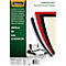 Fellowes dekblad Chromolux, karton, A4, voor draad- en plasticinbindmachines, rood, 250 g, 100 stuks