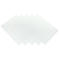 Fellowes dekblad pvc, transparant, A4, voor draad- en plasticinbindmachines, 180 µm, 100