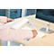 Fellowes Hana™ LT monitorstandaard, voor 1 monitor tot 22,6 kg, in 3 standen in hoogte verstelbaar, met opbergruimte, B 560 x D 222 x H 102 mm, wit