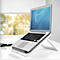 Fellowes I-Spire™ Quick Lift laptopstandaard, voor laptops tot 17″ en tot 4,5 kg, 7-staps handmatige hoogte- en hoekverstelling, opvouwbaar, wit.