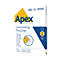 Packung mit 100 Apex A3 Standard Laminierfolien, weißer Karton mit blauem und gelbem Branding.