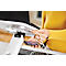 Fellowes Laptopstandaard Hana™, tot 17 inch en 4,5 kg, in hoek en hoogte verstelbaar, 90° draaibaar, USB-poorten, wit