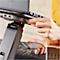 Fellowes Laptopstandaard Hana™, tot 17 inch en 4,5 kg, in hoek en hoogte verstelbaar, 90° draaibaar, USB-poorten, zwart