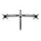 Fellowes Lotus Dual Monitor Arm Kit - Befestigungskit - einstellbarer Arm - für 2 LCD-Displays - Metall, Aluminium - Silber