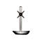 Fellowes Lotus Single Monitor Arm Kit - Befestigungskit - einstellbarer Arm - für LCD-Display - Aluminium - Silber