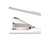 Fellowes LX840™ nietmachine, halve strip, tot 25 vel, 24/6 of 26/6 nietjes, Microban® antibacteriële technologie, wit