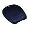 Dunkelblaues ergonomisches Mauspad mit Handballenauflage.