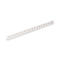 Fellowes plastic inbindruggen, formaat 10 mm, 25 stuks, voor inbindmachines plastic inbindrug wit, 25 stuks