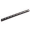 Fellowes plastic inbindruggen, formaat 10 mm, 25 stuks, voor inbindmachines plastic inbindrug zwart, 25 stuks