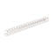 Fellowes plastic inbindruggen, formaat 14 mm, 100 stuks, voor inbindmachines plastic inbindrug wit, 100 stuks