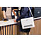 Fellowes® Sacoche pour ordinateur portable Breyta Toolbox, jusqu'à 14 pouces, serrure à cylindre, support pour ordinateur portable, ABS, blanc
