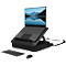 Fellowes® Sacoche pour ordinateur portable Breyta Toolbox, jusqu'à 14 pouces, serrure à cylindre, support pour ordinateur portable, ABS, noir