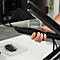 Fellowes® Tallo™ monitor arm, voor 2 beeldschermen tot 40' &amp; tot 9 kg elk, in hoogte verstelbaar/draaien/zwenken/kantelen, gaslift, kabelgeleiding, tafelklem, zwart