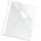 Fellowes thermo-inbindmappen, dikte 1,5 tot 6 mm, inbindcapaciteit 15 vellen, 100 stuks, wit, 1,5 mm, 100 stuks