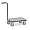 fetra Handgreep Roller 'Grey Edition', staal, antracietgrijs, 1 platform, L 600 x B 500 mm, tot 250 kg