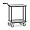 fetra Handgreep Roller 'Grey Edition', staal, antracietgrijs, 2 etages, L 600 x B 450 mm, tot 250 kg