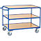 fetra® leichter Tischwagen, 3 Böden, 1000 x 700 mm