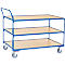 fetra® leichter Tischwagen, 3 Böden, 1200 x 800 mm