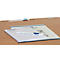 fetra® Rollpult, 4 Lenkrollen, 2 variable Ablageböden, Schreibfläche 605 x 591 mm