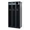 Feuerwehrspind C+P Evolo PRAKTUS, 3 Abteile, mit Sockel, Bodengleiter, B 900 x T 500 x H 1850 mm, RAL 7016 Anthrazitgrau