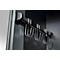 Feuerwehrspind C+P Evolo Youngster, 2 Abteile, ohne Helmhalter, Bodengleiter, B 800 x T 500 x H 1530 mm, RAL 7035 Lichtgrau