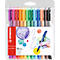 Feutres pointMax Stabilo, 12 coloris, épaisseur de trait 0,8 mm, dans un étui