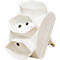Fiche de dérivation brennenstuhl®, 3x, en forme d'étoile, IP20, plastique, blanc