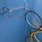 Fiets-ophangsysteem WSM, 1-zijdig, voor banden tot B 65 mm, B 1200 x D 350 x H 350 mm, Diefstalbeveiliging, staal, 4 ophangplekken