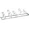 Fietsenrek, 1-zijdig, voor banden tot B 55 mm, B 1750 x D 1850 x H 500 mm, B 1750 x D 1850 x H 500 mm, gegalvaniseerd staal, 5 parkeerplaatsen, gemonteerd.