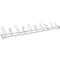 Fietsenrek, eenzijdig, voor banden tot 55 mm breed, B 3500 x D 1850 x H 500 mm, thermisch verzinkt staal, 10 parkeerplaatsen, gemonteerd