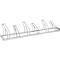 Fietsenrek, enkelzijdig, voor banden tot 55 mm breed, B 2100 x D 1850 x H 500 mm, thermisch verzinkt staal, 6 parkeerplaatsen, gemonteerd.