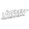 Fietsenrek WSM, 1-zijdig, voor banden tot B 55 mm, B 3000 x D 390 x H 800 mm, staal gegalvaniseerd, 6 parkeerplekken