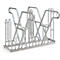 Fietsenrek WSM, 2-zijdig, voor banden tot B 55 mm, B 1080 x D 390 x H 800 mm, staal gegalvaniseerd, 4 parkeerplekken