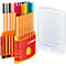 Fineliner Point 88 STABILO®, dans une boîte en plastique, 20 p.