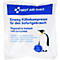 Compresse froide instantanée jetable blanche de First Aid Only avec une illustration de manchot.