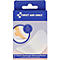 Verpakking van First Aid Only hydrogel blarenpleisters, 6 stuks.