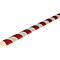 Flächenschutz Typ C, 5-m-Rolle, weiß/rot