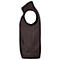 Fleece Weste Jobman 7501 PRACTICAL, braun, Polyester, XXL
