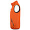 Fleece Weste Jobman 7501 PRACTICAL, orange, Polyester, L