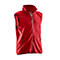 Fleece Weste Jobman 7501 PRACTICAL, rot, Polyester, 4XL