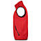 Fleece Weste Jobman 7501 PRACTICAL, rot, Polyester, XS