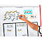 Person beschreibt mit Stift Projektplan auf Whiteboard. Projekt: Fair Prep. Personen: Anya, Mila. Tafelabschnitte: To Do, In Progress.