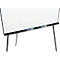 Flipchart Legamaster Sketch Pro, magnetisch bord, in hoogte verstelbaar, 2 zijarmen, statiefvoet, incl. startset, B 680 x H 1050 mm, zwart/wit