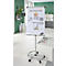 Flipchart MAULsolid, inkl. 50-tlg. Zubehör-Set, mobil, magnethaftend, höhenverstellbar, Tafel B 660 x H 970 mm, 50 Jahre Schäfer Shop Edition