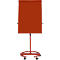 Flipchart mobile, rouge
