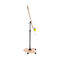 Flipchart Rocada Natural Transformer, tableau en acier, cadre imitation bois, avec roulettes