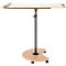 Flipchart Rocada Natural Transformer, tableau en acier, cadre imitation bois, avec roulettes